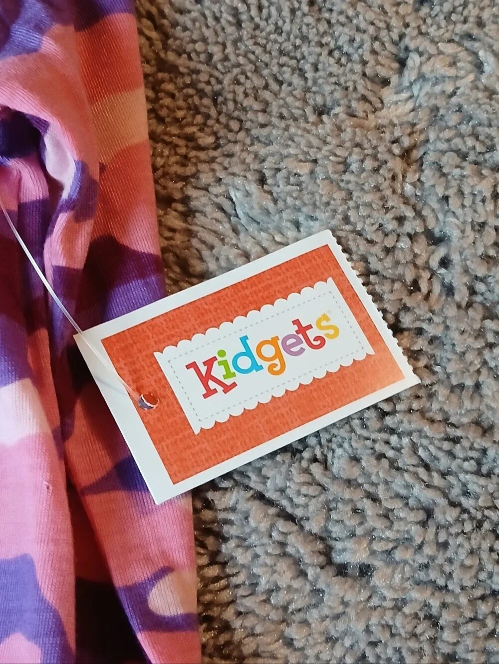 Kidgets Girls NWT Purple Pink Camo Heart Long Sleeve & Leggings Set - Size 24M